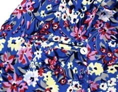 Name It nouvean navy bluse blomster